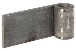 Alberts® Anschweißband f.Metallt.,⌀13mm,Abstand Außenkante-Mitte Rolle 80mm