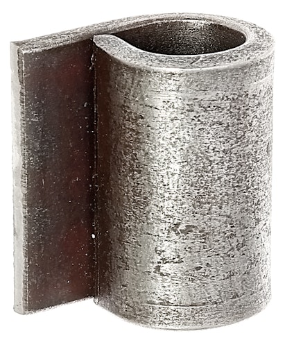 Alberts® Anschweißband f.Metallt.,⌀16mm,Abstand Außenkante-Mitte Rolle 25mm