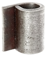 Alberts® Anschweißband f.Metallt.,⌀16mm,Abstand Außenkante-Mitte Rolle 25mm