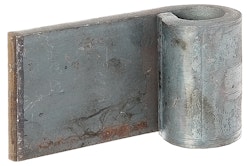 Alberts® Anschweißband f.Metallt. ⌀20mm,Abstand Außenkante-Mitte Rolle 100mm