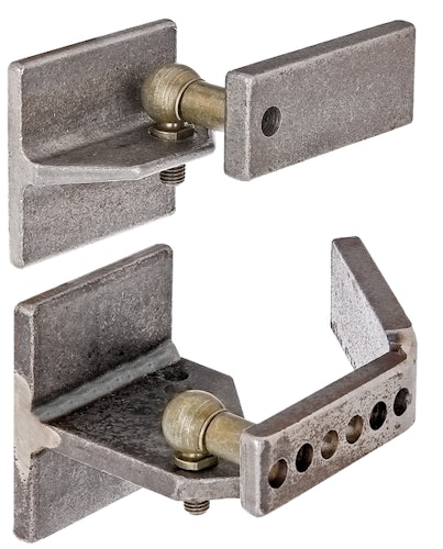 Alberts® Hebetorbeschlag f.Metalltore f.unebene Geländeverläufe,z.Anschweißen