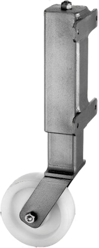 Alberts® Torlaufrolle f.schwere und breite Tore,b.450kg Torgew.,fvz.z.Anschrauben,R⌀125mm 