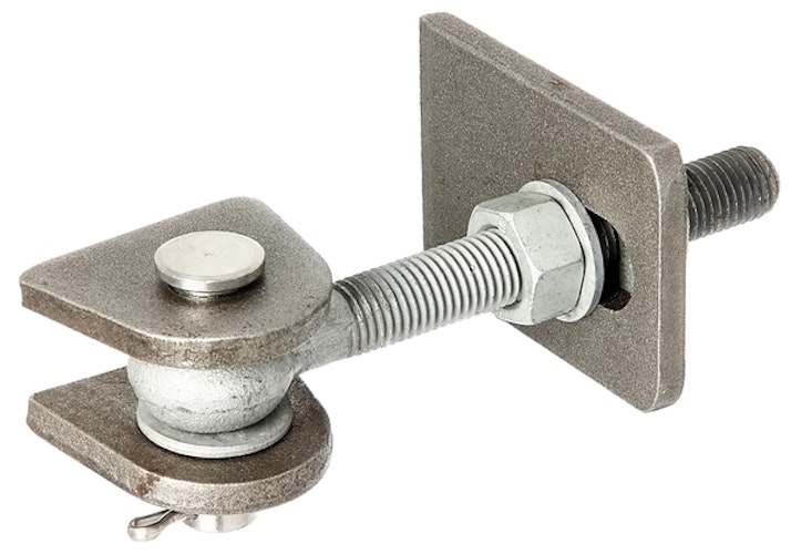 Alberts® Torband f.180° Öffn,kurz,Schrauben,etc.fvz.,Bolzen,etc.VA,z.Anschweißen,M16,VE1