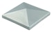 Alberts® Pfostenkappe,für Metallpfosten,Stahl roh,zum Anschweißen,LxB 80x80 mmBild