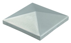 Alberts® Pfostenkappe,für Metallpfosten,Stahl roh,zum Anschweißen,LxB 80x80 mm