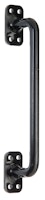 Alberts® Torgriff schwarz pulverbeschichtet  Gesamtlänge 275 mm Plattenbreite 32 mm 