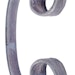 Alberts® Schnörkel Typ C,Stahl roh stärke 12 x 5 mm Höhe Schnörkel 150 mm Bild