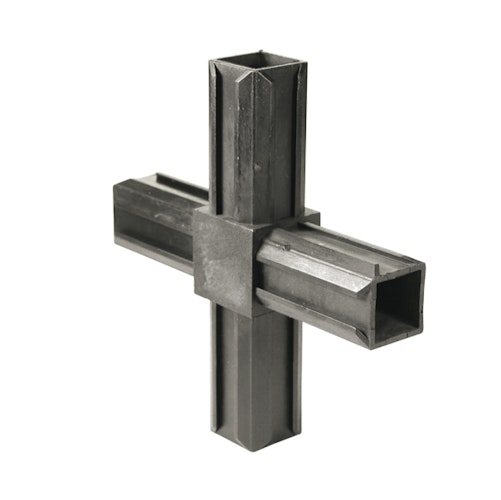 Alberts® XD-Rohrverbinder Kreuzstück, für Rohre 20x20x1,5mm