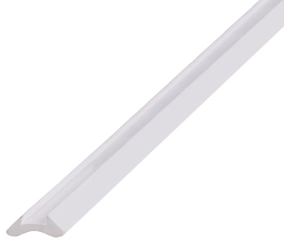 Alberts® Hohlkehlleiste, PVC, geschäumt, Farbe :weiß, L: 2,6 m, HxT: 22 x 22 mm 433963