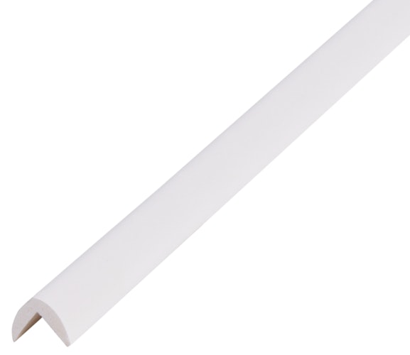 Alberts® Eckschutzprofil, PVC geschäumt, weiß, LxBxH 2600x19x19 mm 434069