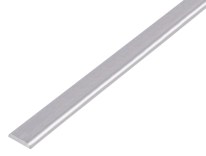 Alberts® Abdeckprofil mit abgerundeten Kanten, Alu natur, LxBxH 1000 x 19 x 4 mm 469993