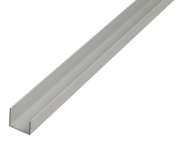 Alberts® U-Profil, Alu, Länge 1m, 20x22x15mm