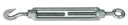 Vorschaubild Alberts® Spannschloss, verzinkt, min. Abstand 150 mm, max. Abstand 235 mm, Gewinde M6 530679