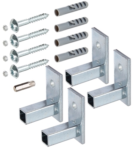 Alberts® Befestigungsset Fenstergitter in Fensterlaibung