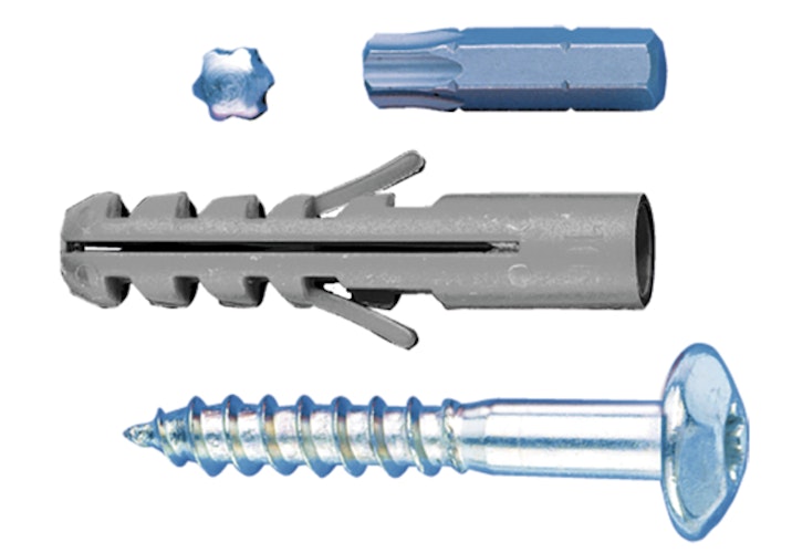 Schraubenset verz. Ø7x50 mm (4 Stück)