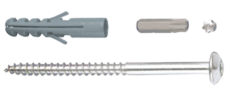 Schraubenset verz. Ø7x105 mm (4 Stück)