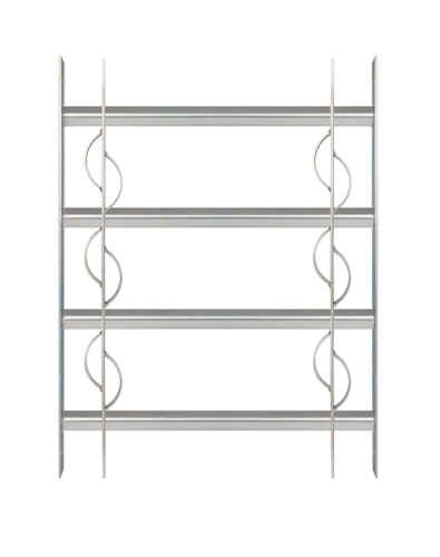 Alberts® Fenstergitter Secorino Style,ausziehbar,galv.blau verzinkt,HxB-B 600x500-650mm 