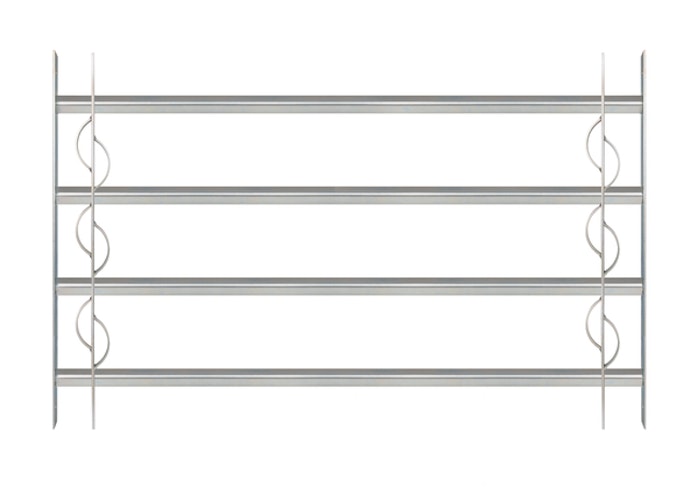 Alberts® Fenstergitter Secorino Style,ausziehbar,galv.blau verzinkt,HxB-B 600x1000-1500mm 