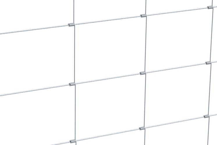 Knotengeflecht verz. Ø2,4 mm 1,0x50 m