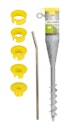 Vorschaubild Alberts® Einschraub-Bodenhülse für Rohre 25-65 mm ⌀, fvz, Gesamtlänge 560 mm,VE 8 St. 610630