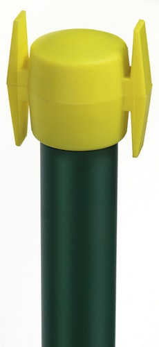 Alberts® Wäschepfahl mit Kreuzkopf, zinkph., grün kst-beschichtet, Rohrlänge 2000 mm 611651