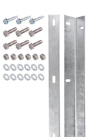 Alberts® Befestigungsleiste f.Doppelstab-Gittermatten,feuerverz.Länge:2000 mm,m.Schrauben 623135