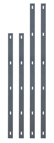 GAH Flacheisen-Set für 1800 mm anth. 40x4 mm