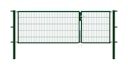 Vorschaubild Alberts® Doppeltor Flexo,fvz.grün Kst.b.RAL 6005,li.BxH1000+2000x1000,PF80x80/1700mm 646615