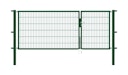 Vorschaubild Alberts® Doppeltor Flexo,fvz.grün Kst.b.RAL 6005,li.BxH1000+2000x1200,PF80x80/1900mm 646622