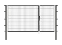 Vorschaubild Alberts® Doppeltor Flexo,fvz.anth Kst.b.RAL 7016,li.BxH1000+2000x1600,PF80x80/2300mm 647025
