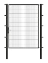 Vorschaubild Alberts® Einzeltor Flexo,fvz.anthr.Kst.b.RAL 7016,lichte BxH1500x2000,PF80x80/2700mm 647568