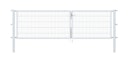 Vorschaubild Alberts® Doppeltor Flexo,feuerverzinkt,lichte BxH3500x1000,PF80x80/1700mm 647964