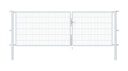 Vorschaubild Alberts® Doppeltor Flexo,feuerverzinkt,lichte BxH3500x1200,PF80x80/1900mm 647971