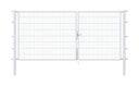 Vorschaubild Alberts® Doppeltor Flexo,feuerverzinkt,lichte BxH3500x1600,PF80x80/2300mm 647995