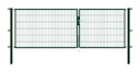 Vorschaubild Alberts® Doppeltor Flexo,fvz.grün Kst.b.RAL 6005,lichte BxH3500x1200,PF80x80/1900mm 648275