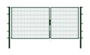Vorschaubild Alberts® Doppeltor Flexo,fvz.grün Kst.b.RAL 6005,lichte BxH3500x1600,PF80x80/2300mm 648299