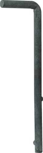 Alberts® Bodenschieber für Wellengittertore, feuerverzinkt, Gesamthöhe 240 mm, ⌀12 mm 654078