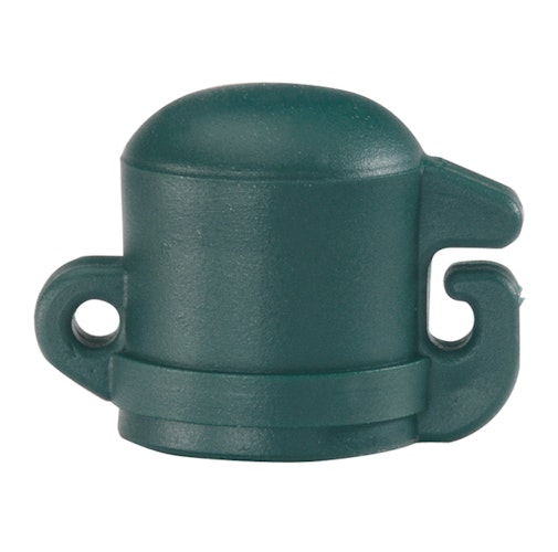 Alberts® Pfostenkappe für glatte Universalstäbe, Kst. grün, für Rohr ⌀16 mm 654788