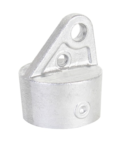 Alberts® Strebenkappe, Aluminium, für Pfosten ⌀42 mm 655013
