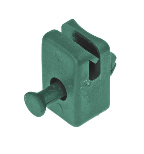 Alberts® Spanndrahthalter mit Nietstift, Kst., grün 655853