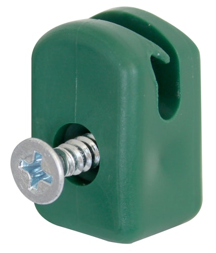 Alberts® Spanndrahthalter mit Schraube, Kst., grün 655877