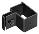 Vorschaubild Alberts® Endschelle für Vierkantpfosten,verzinkt,anthrazit Kst.b,für Pfosten 60x40mm 656904