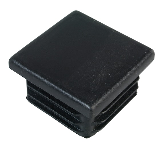 Alberts® Pfostenkappe für Vierkant-Metallpfosten, Kunststoff, schwarz, 80x80 mm 657741