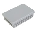 Vorschaubild Alberts® Pfostenkappe für Vierkant-Metallpfosten, Kunststoff, grau, 60x40 mm 657765