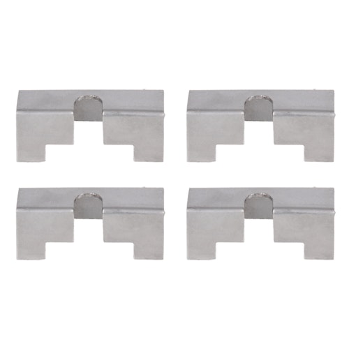 Alberts® Stabilisator für Dekorelemente, Edelstahl, LxBxH: 50x20x17mm, 4 Stück 665241