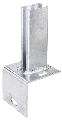 Pfostenträger L-Form fvz. für 60x40 mm