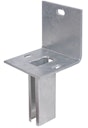 Vorschaubild Alberts® Pfostenträger f.Zaunpf.Doppelstab-Gittermatten/L-Steine,fvz,z.Aufschr.,120x120 686093