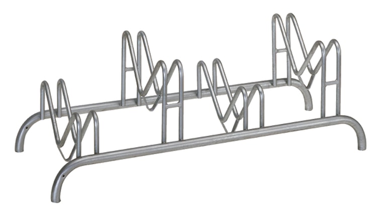 Alberts® Mehrfach-Fahrradständer freist.,fvz, Einstellplätze 4, LxT 1150x515 mm 692643