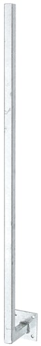 Alberts® Universalpfosten 120 mm Abstand feuerverzinkt zum Aufschrrauben L 1150mm 