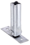 Alberts® Handlaufstütze für Universalpfosten verstellbar 90-45° feuerverzinkt Alberts® Handlaufstütze für Universalpfosten verstellbar 90-45° feuerverzinkt Zubehörbild